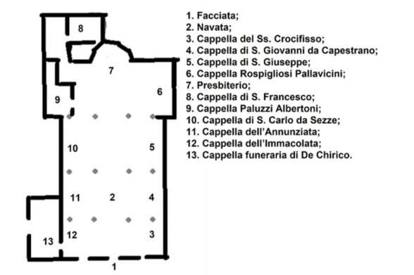 mappa_s Francesco a Ripa